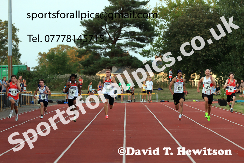 200 metres, 2025 NEGP No 6 Monkton, Wednesday, August 13th.  Photo: David T. Hewitson/Sports for All Pics